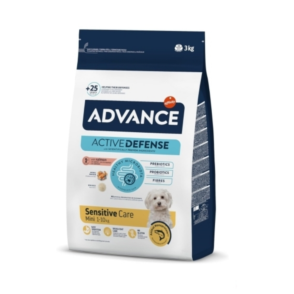 Advance Sensitive Care Somonlu Küçük Irk Yetişkin Köpek Maması 3kg