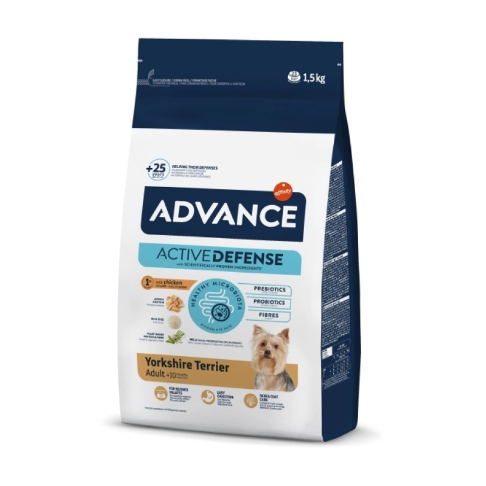 Advance Yorkshire Terrier Tavuklu Yetişkin Köpek Maması 1,5kg