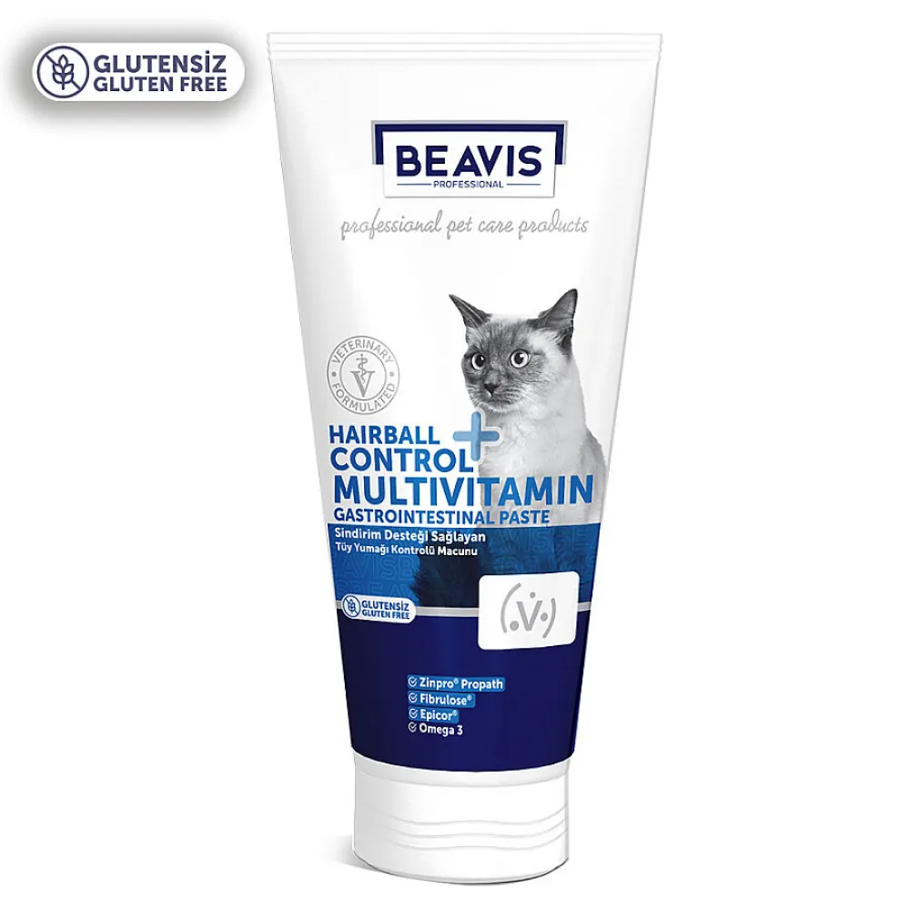 Beavis Hairball & Multivitamin & Gastrointestinal Kedi Malt Paste Glutensiz 75 ml