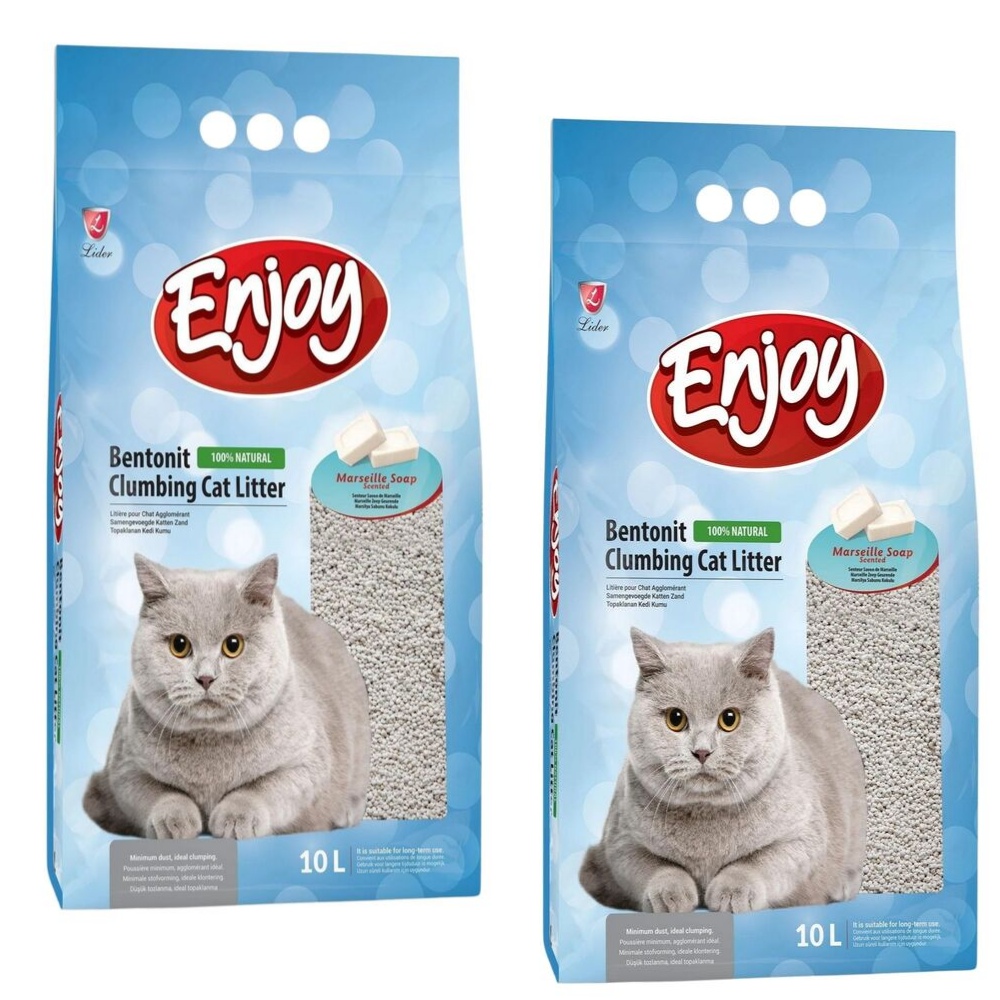 Enjoy Kedi Kumu Marsilya Sabunu Kokulu 10 L X 2 Adet