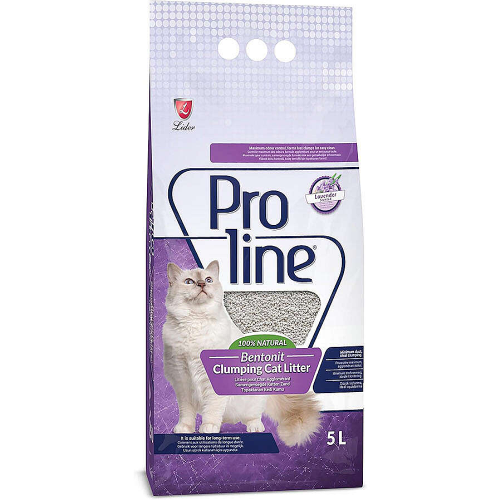 Proline Topaklanan Lavanta Kokulu Kedi Kumu 5 L