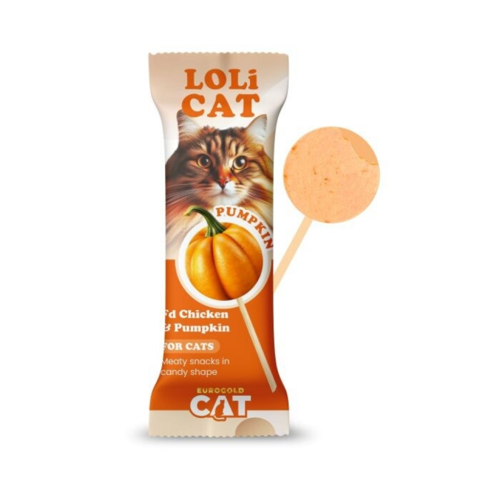 EuroGold EuroCat LoliCat Bal Kabaklı Kedi Ödül Maması Lolilop 1,5gr (15'li)