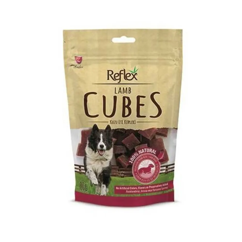Reflex Kuzulu Küp Dilimli Köpek Ödül Maması 80gr