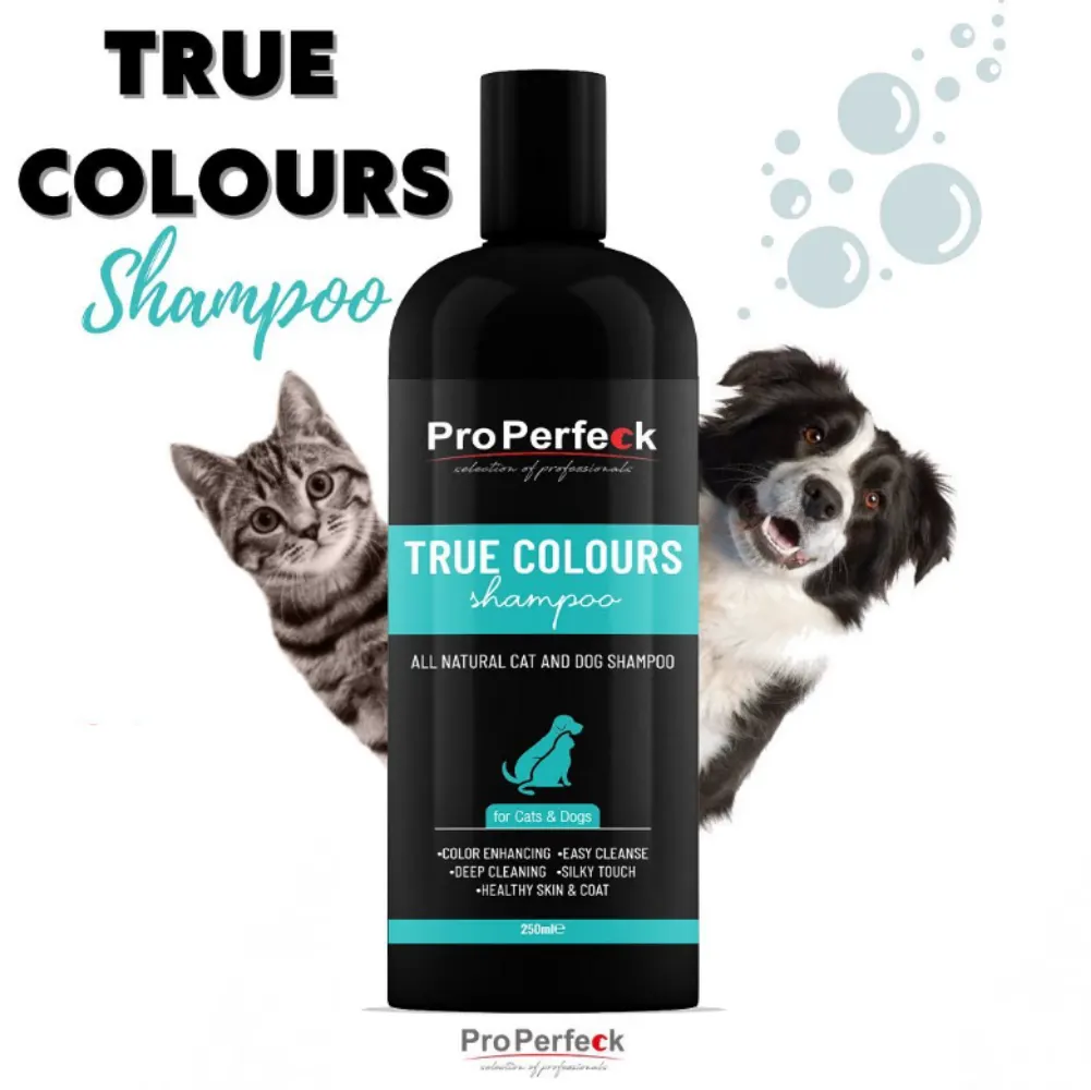 ProPerfeck True Colours Tüy Rengini Canlandıran Kedi ve Köpek Şampuanı 250 ml
