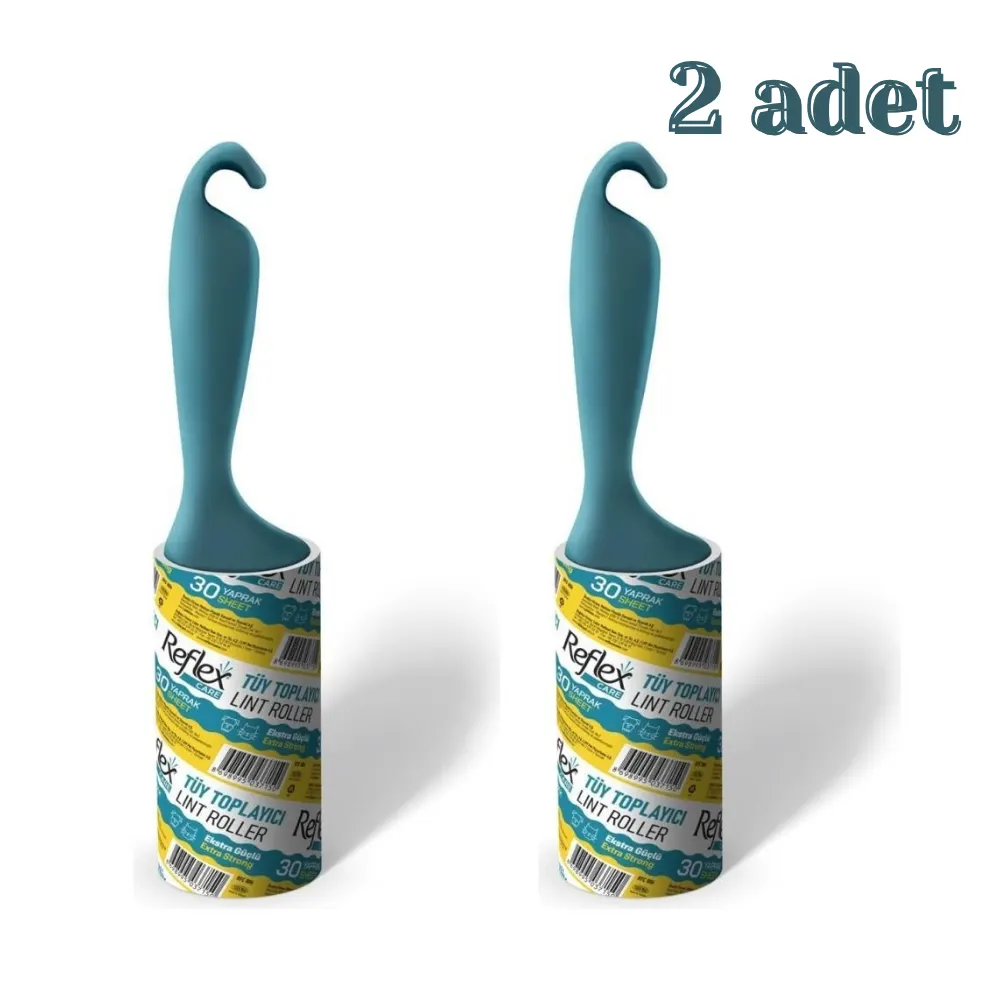 Reflex Care Evcil Hayvan Tüy Toplama Rulosu 30 Yaprak 2 Adet