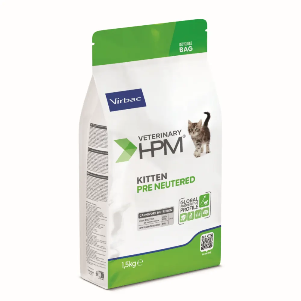 Virbac Veterinary HPM Kitten Pre Neutered Kedi Maması 1,5 Kg