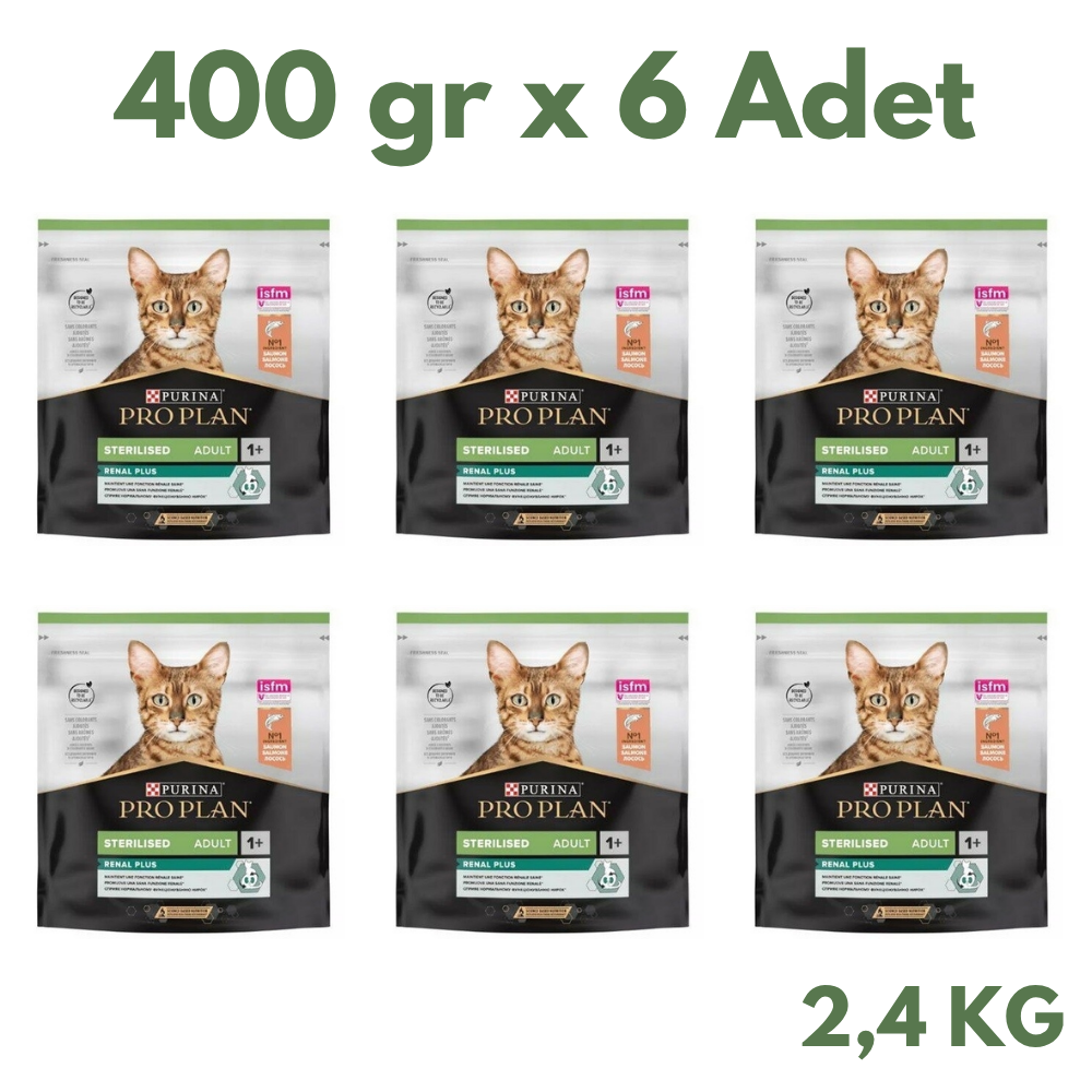 Pro Plan Kısırlaştırılmış Kedi Maması Somonlu 400 gr x 6 Adet ( 2,4 KG )
