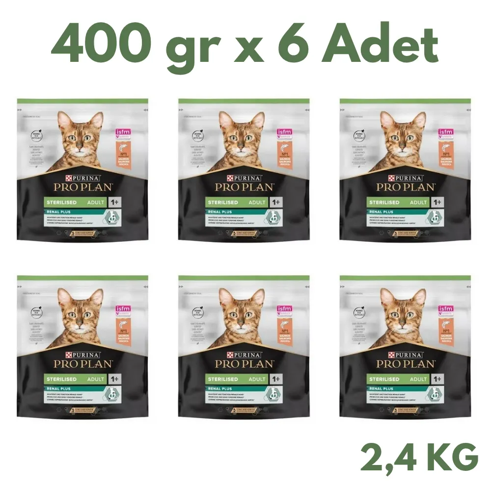 Pro Plan Kısırlaştırılmış Kedi Maması Somonlu 400 gr x 6 Adet ( 2,4 KG )
