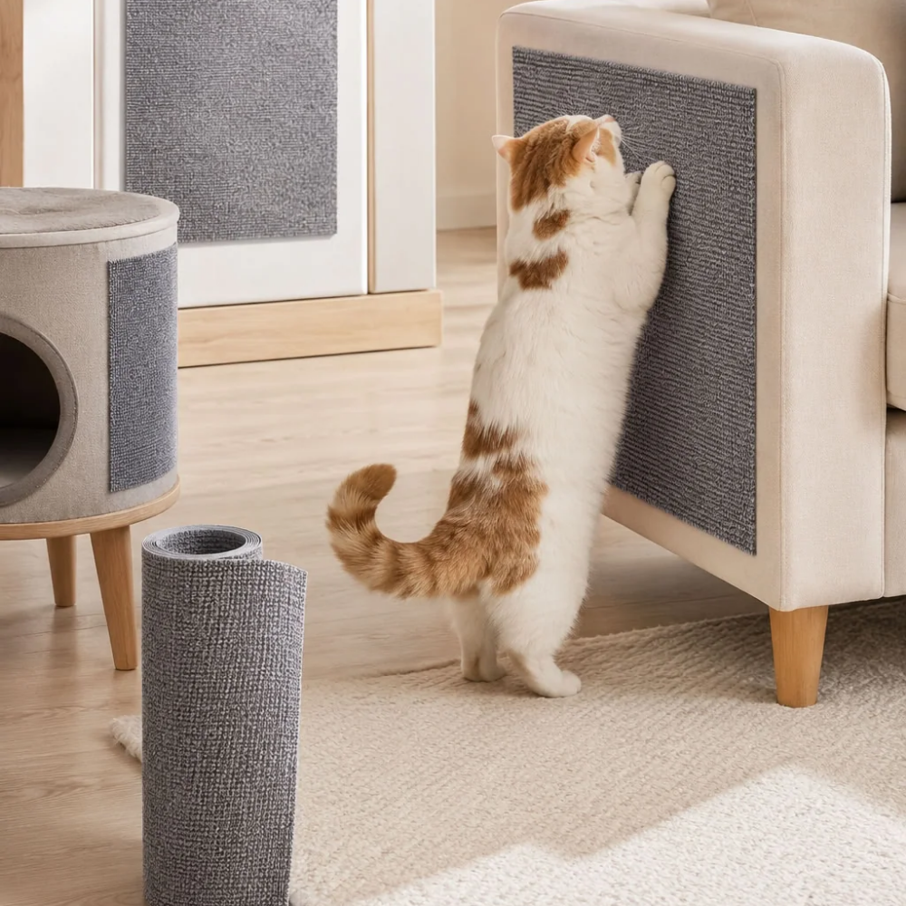 Kendinden Yapışkanlı Kedi Tırmalama Matı Koltuk Koruyucu 50x50 cm
