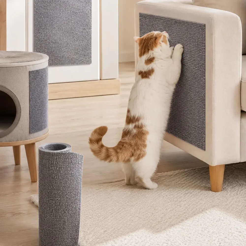 Kendinden Yapışkanlı Kedi Tırmalama Matı Koltuk Koruyucu 50x50 cm