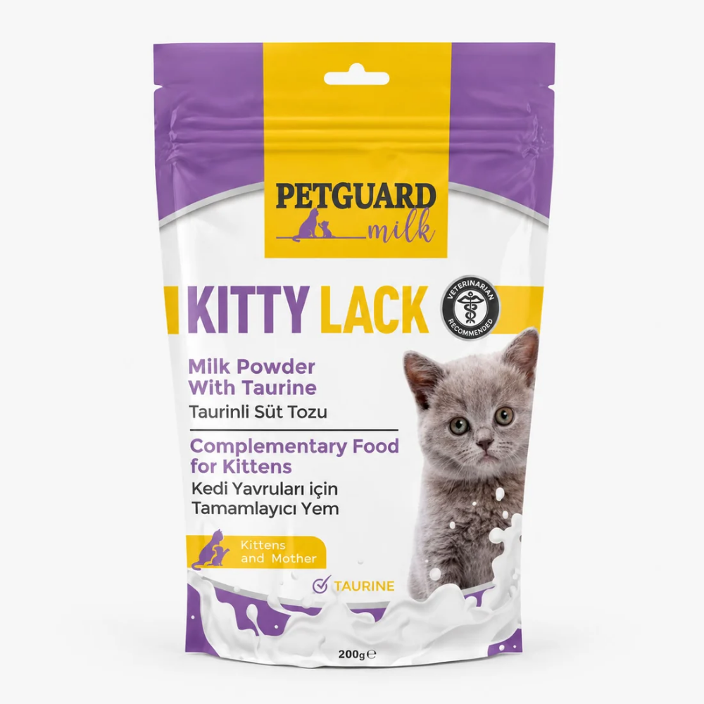 Petguard Kitty Lack Kedi Süt Tozu – Taurinli Yavru Kedi Süt Tozu 200 gr