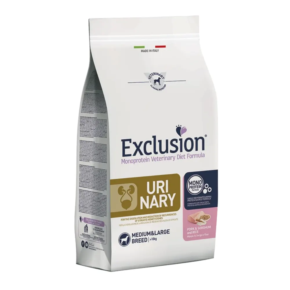 Exclusion Veterinary Diet Urinary Medium Large Breed Köpek Maması 2 Kg