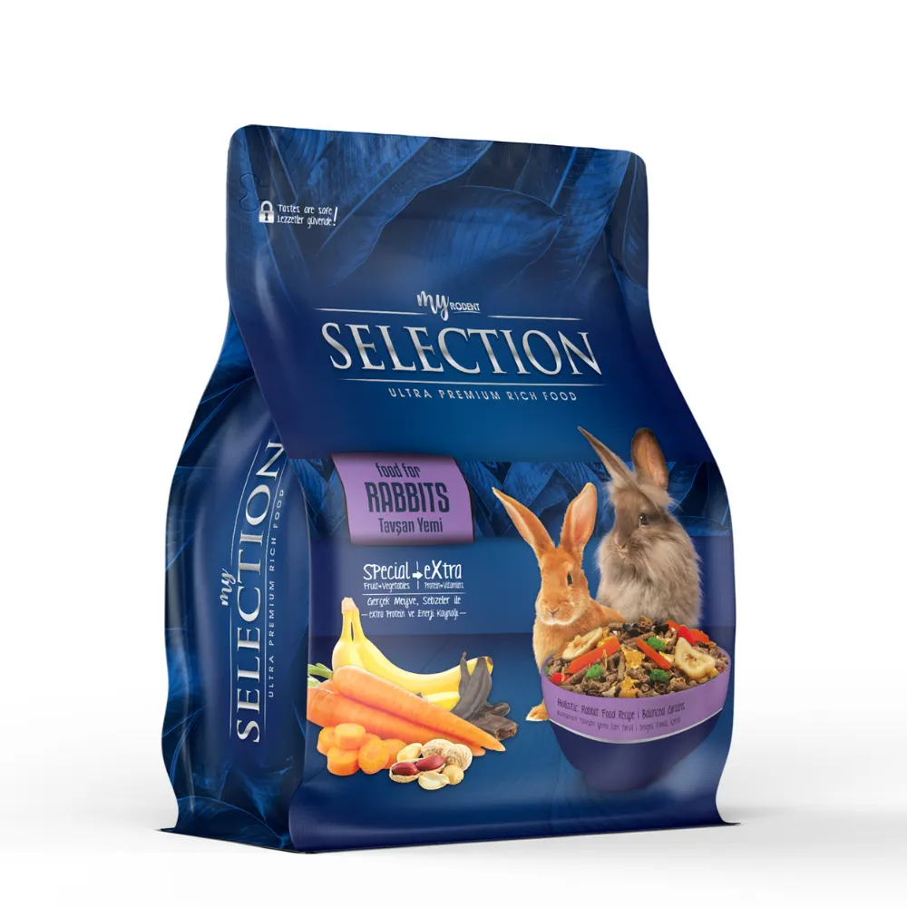 MyYem Selection Kuru Sebze ve Meyveli Takviyeli Tavşan Yemi 1 Kg