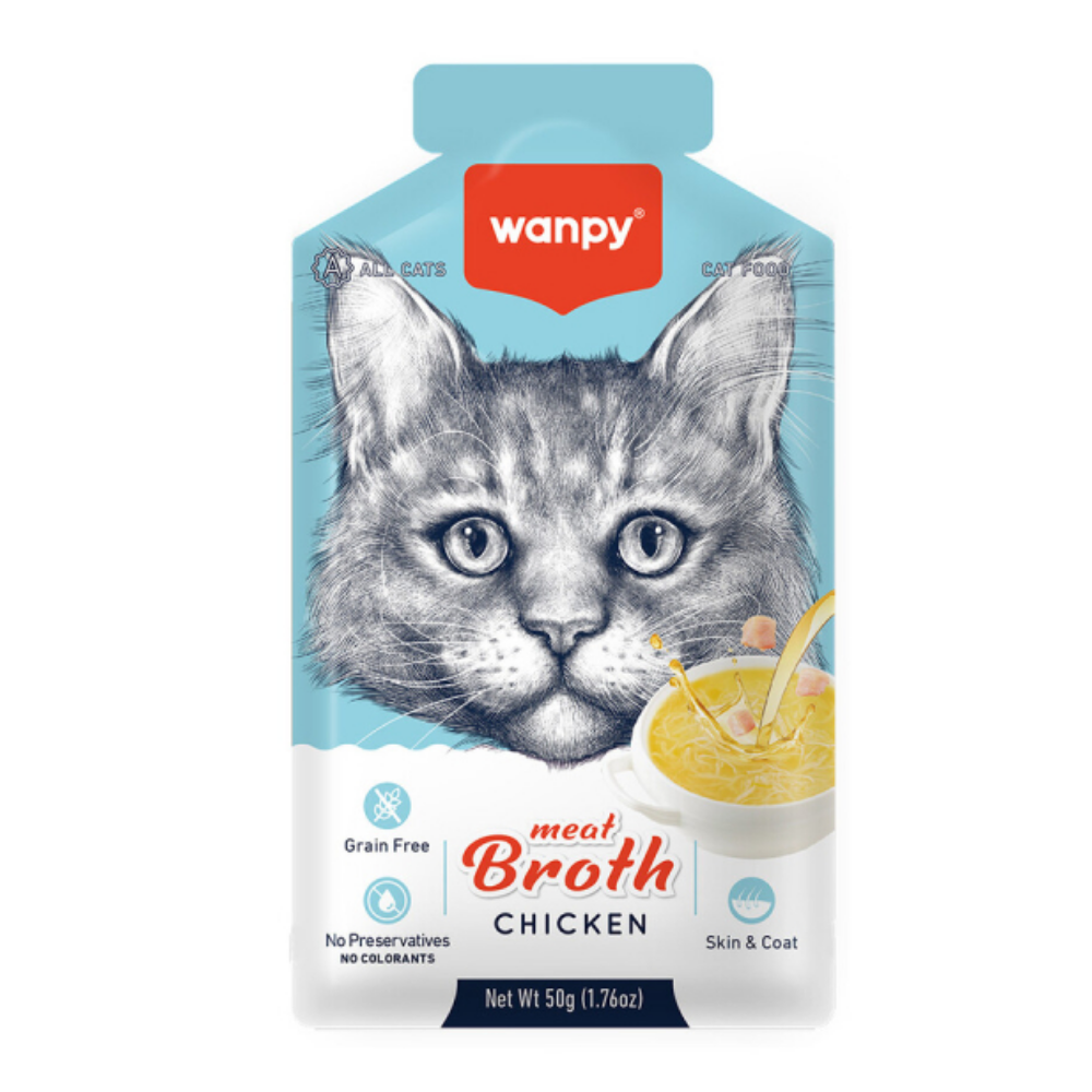 Wanpy Tavuk Etli Tahılsız Kedi Çorbası 50gr