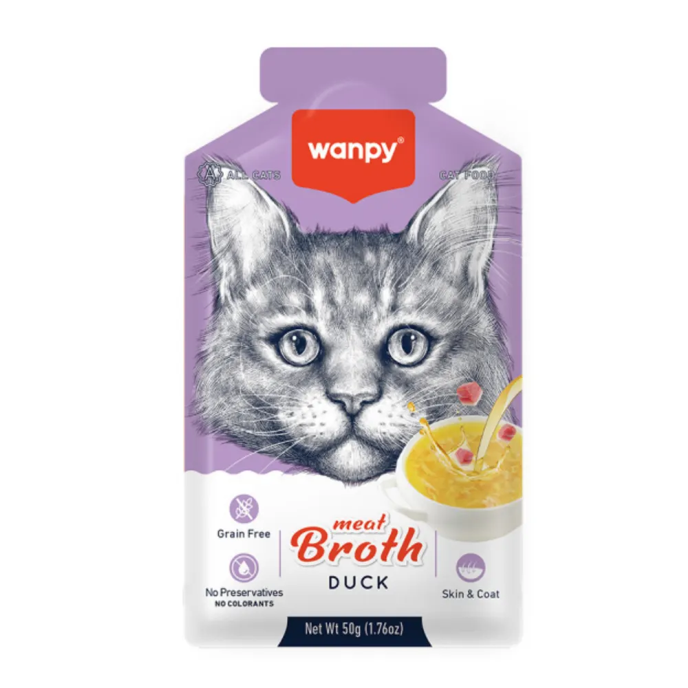 Wanpy Ördek Etli Tahılsız Kedi Çorbası 50gr