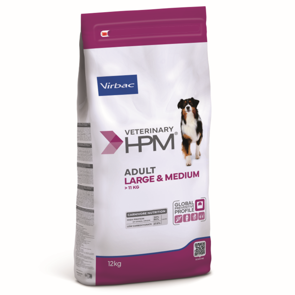 Virbac Veterinary HPM Adult Large & Medium Yetişkin Orta ve Büyük Irk Köpek Maması 12 KG