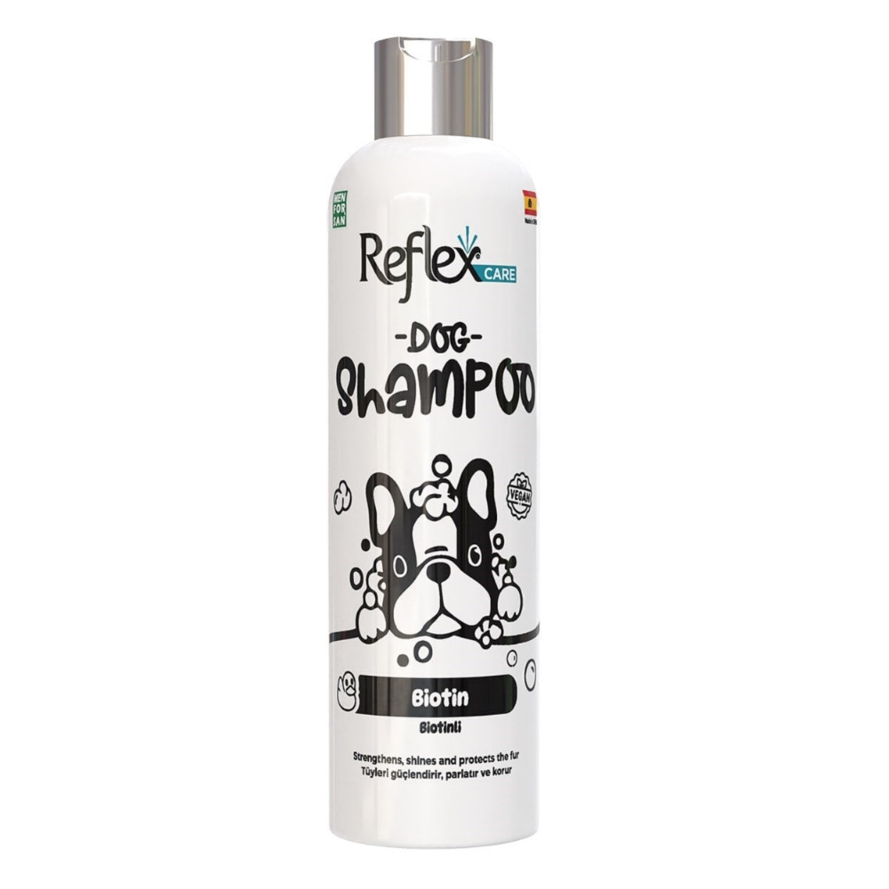 Reflex Care Biotinli Köpek Şampuanı 300 ml Güçlü ve Canlı Tüyler