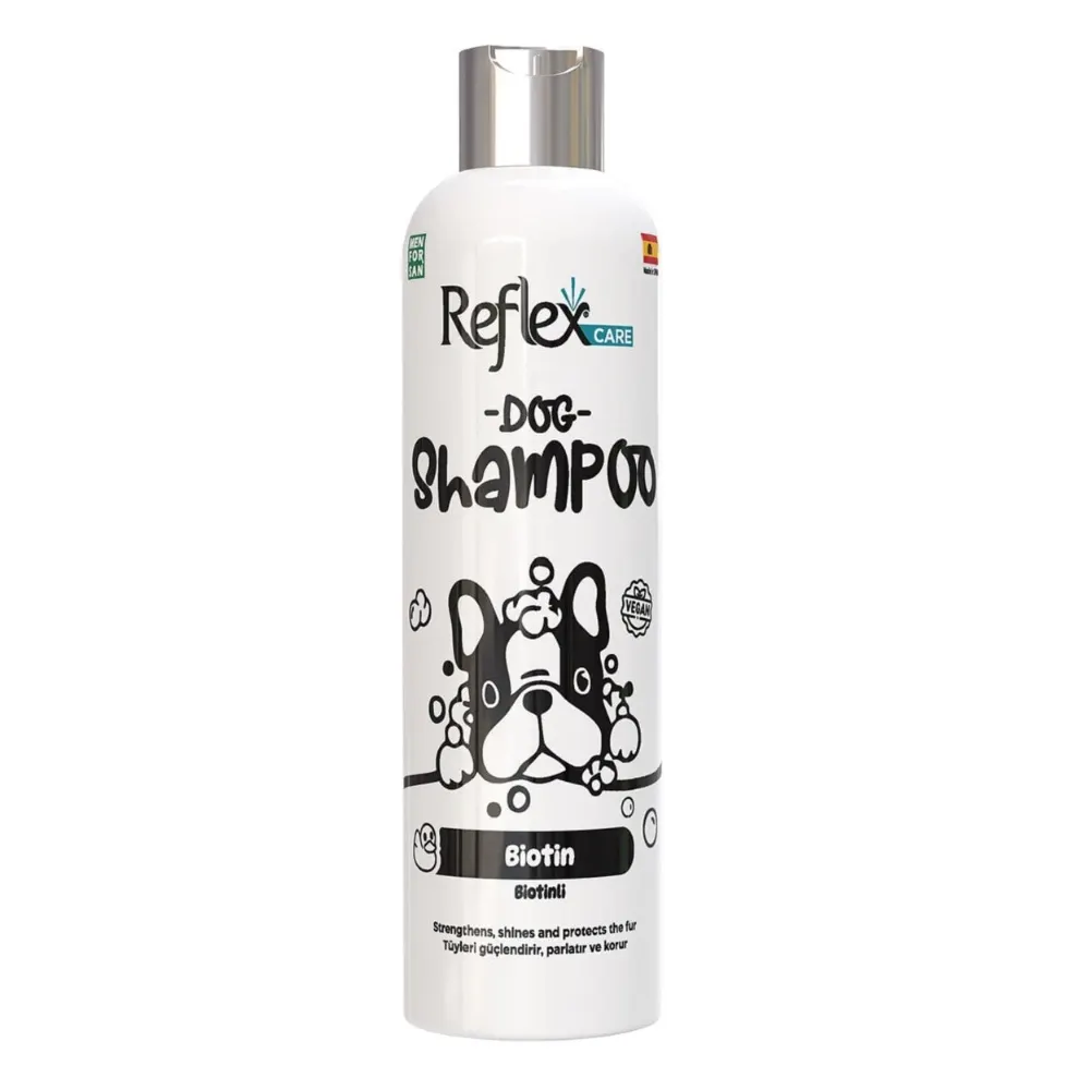 Reflex Care Biotinli Köpek Şampuanı 300 ml Güçlü ve Canlı Tüyler