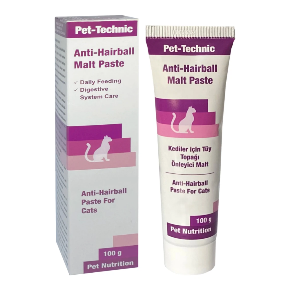 Pet-Technic Anti-Hairball Malt Paste Kedi Tüy Yumağı Önleyici 100 gr