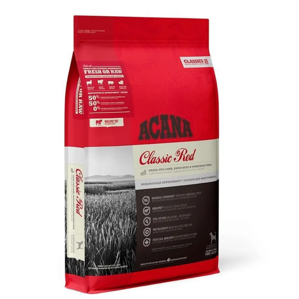 Acana Classic Red Kuzu Etli Tahılsız Kuru Köpek Maması 17 kg