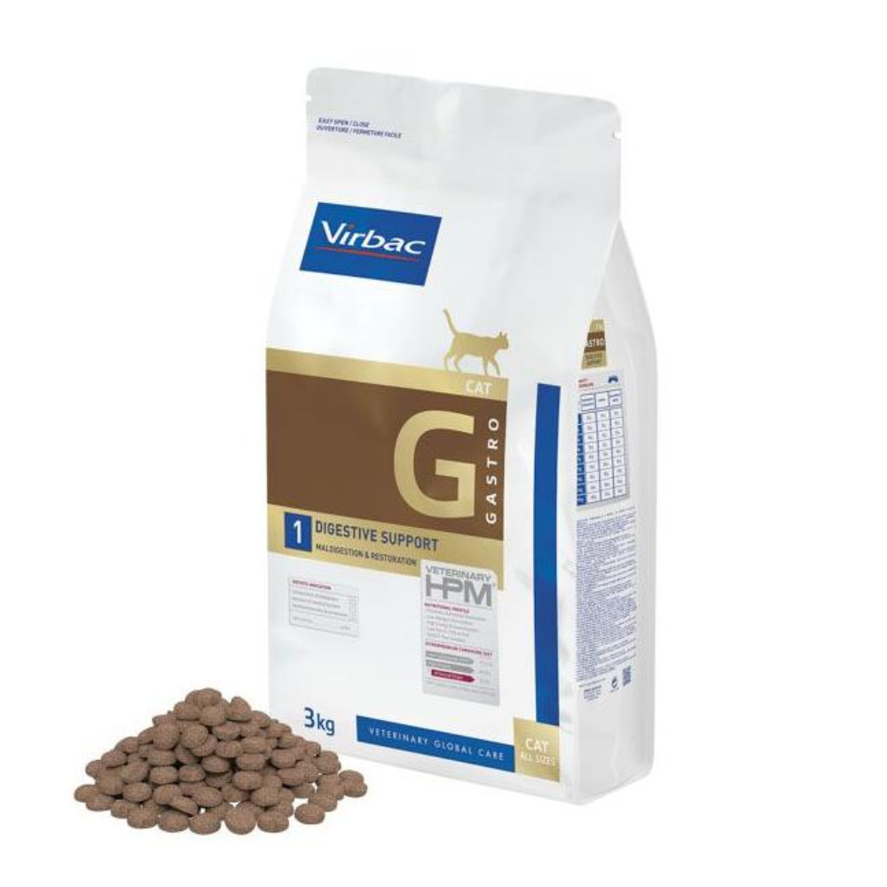 Virbac Veterinary Diet G1 Gastro Digestive Support Sindirim Desteği Kedi Maması 3 Kg