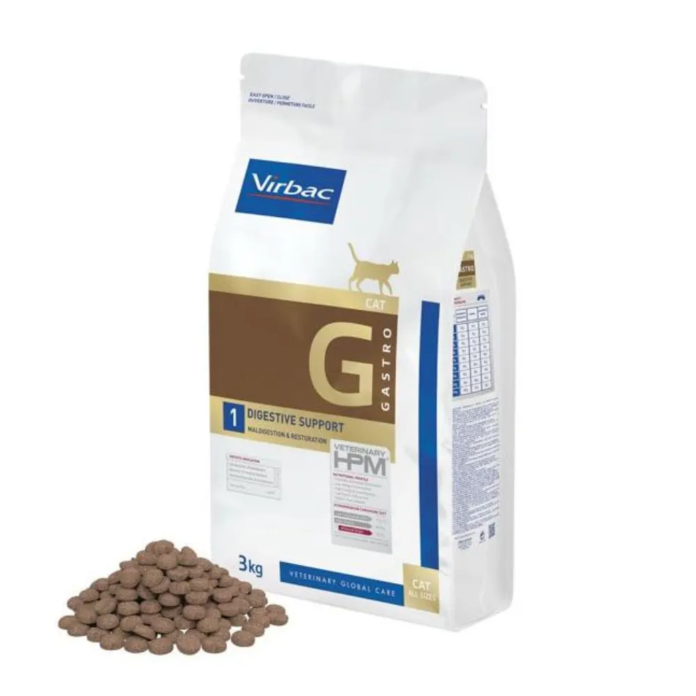 Virbac Veterinary Diet G1 Gastro Digestive Support Sindirim Desteği Kedi Maması 3 Kg